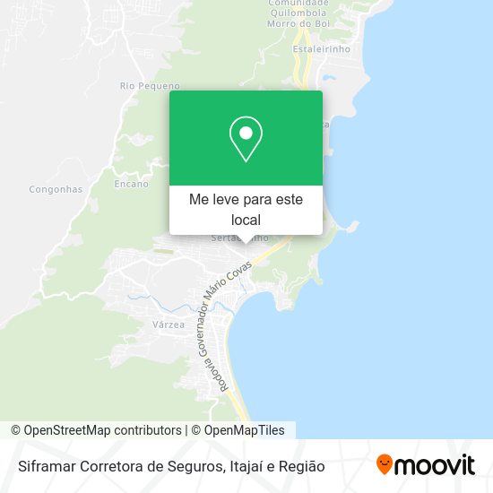 Siframar Corretora de Seguros mapa