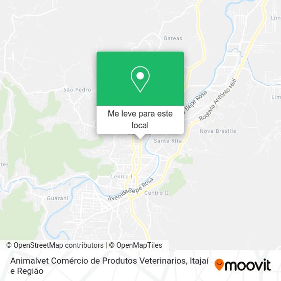 Animalvet Comércio de Produtos Veterinarios mapa