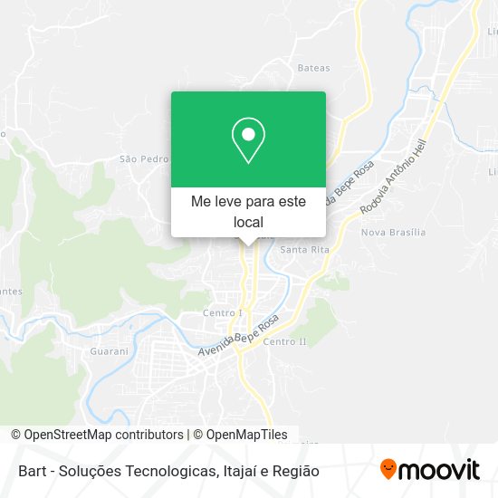 Bart - Soluções Tecnologicas mapa
