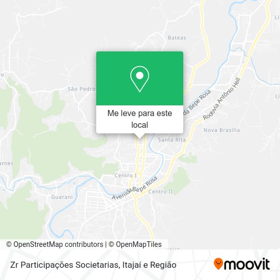 Zr Participações Societarias mapa
