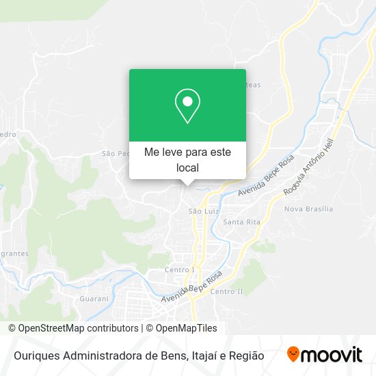 Ouriques Administradora de Bens mapa