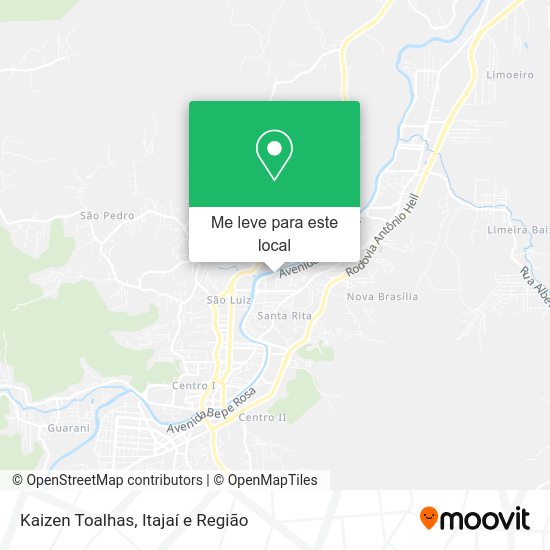 Kaizen Toalhas mapa