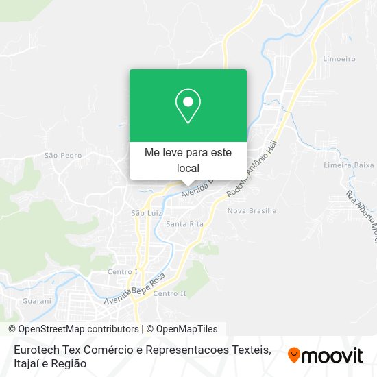 Eurotech Tex Comércio e Representacoes Texteis mapa