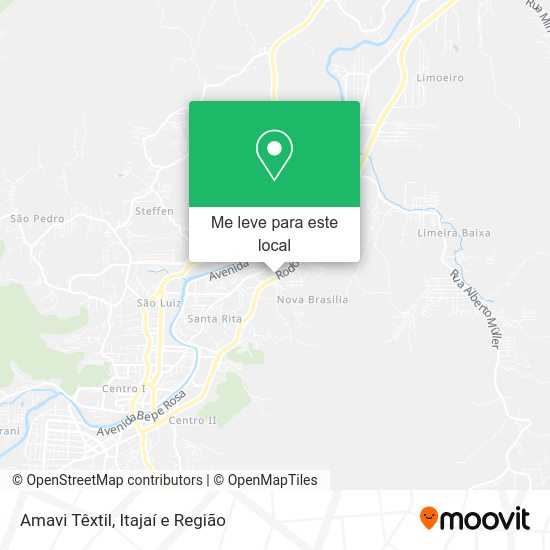 Amavi Têxtil mapa