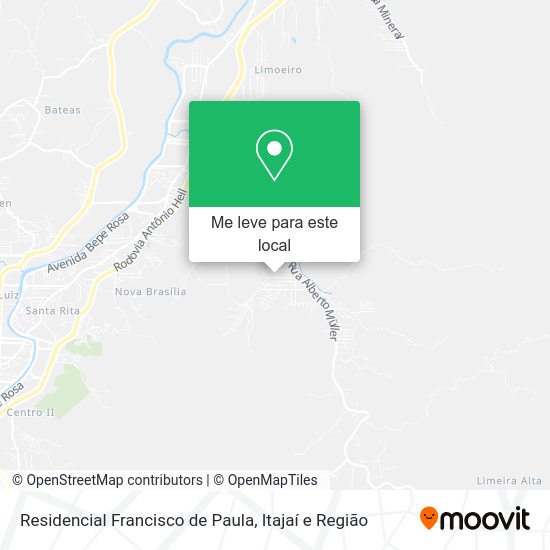 Residencial Francisco de Paula mapa