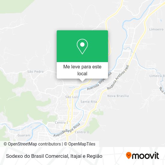 Sodexo do Brasil Comercial mapa