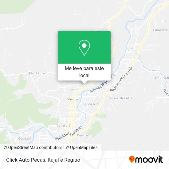 Click Auto Pecas mapa
