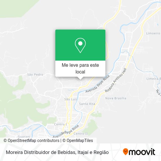 Moreira Distribuidor de Bebidas mapa