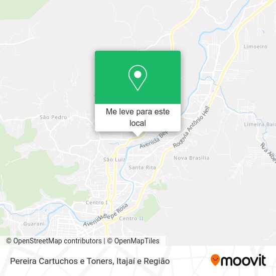 Pereira Cartuchos e Toners mapa