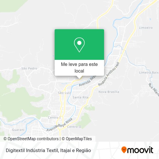 Digitextil Indústria Textil mapa
