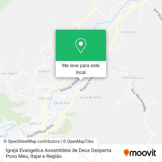 Igreja Evangelica Assembléia de Deus Desperta Povo Meu mapa