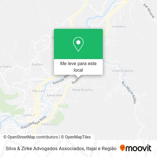 Silva & Zirke Advogados Associados mapa