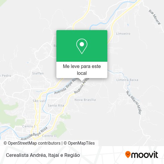 Cerealista Andréa mapa