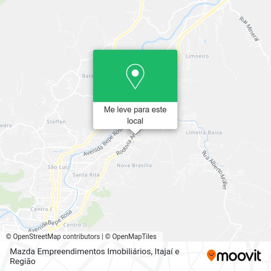 Mazda Empreendimentos Imobiliários mapa