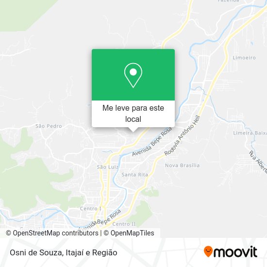 Osni de Souza mapa