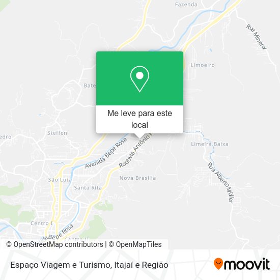 Espaço Viagem e Turismo mapa