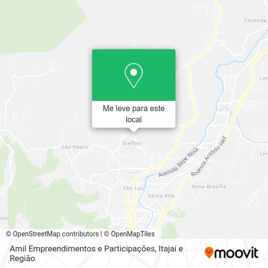 Amil Empreendimentos e Participações mapa
