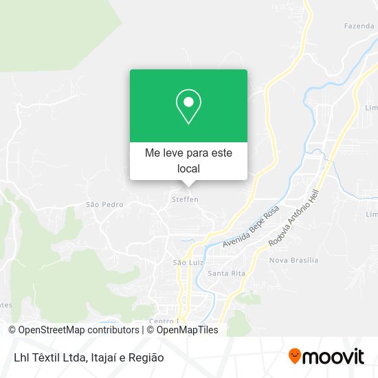 Lhl Têxtil Ltda mapa