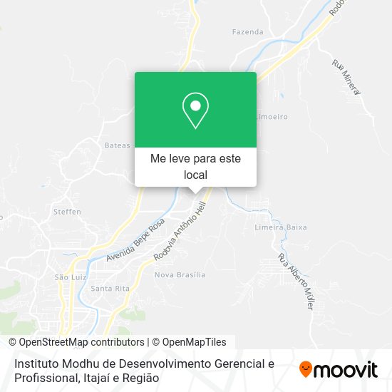 Instituto Modhu de Desenvolvimento Gerencial e Profissional mapa