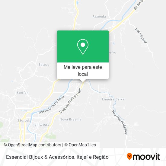 Essencial Bijoux & Acessórios mapa