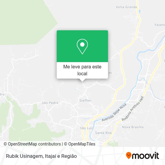 Rubik Usinagem mapa