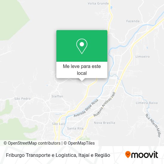 Friburgo Transporte e Logística mapa