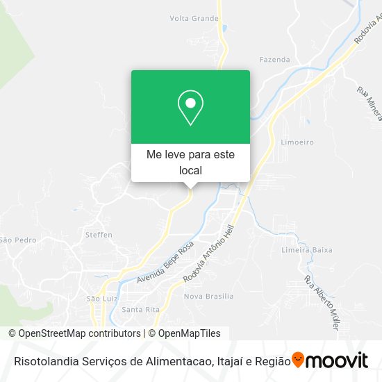 Risotolandia Serviços de Alimentacao mapa