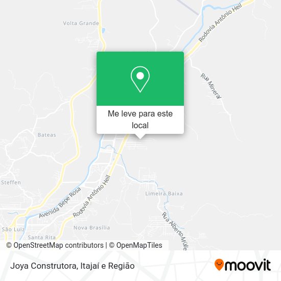 Joya Construtora mapa