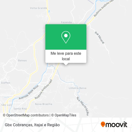 Gbx Cobranças mapa