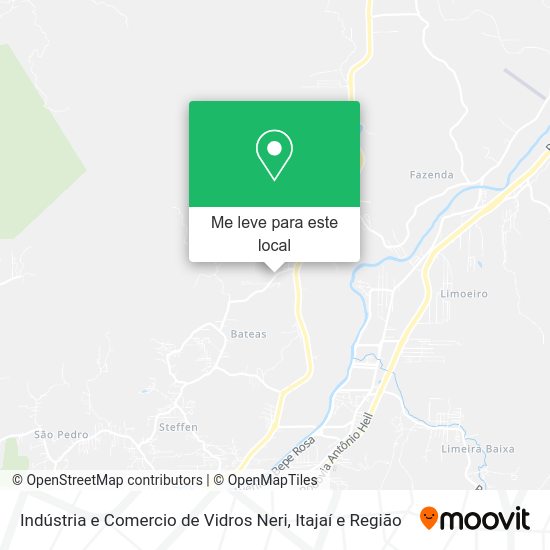 Indústria e Comercio de Vidros Neri mapa