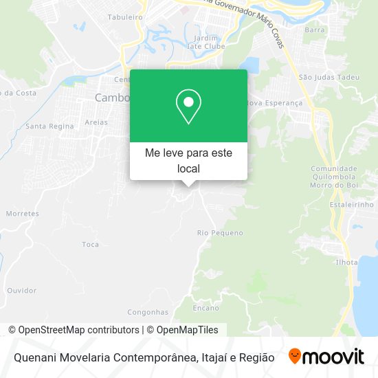 Quenani Movelaria Contemporânea mapa