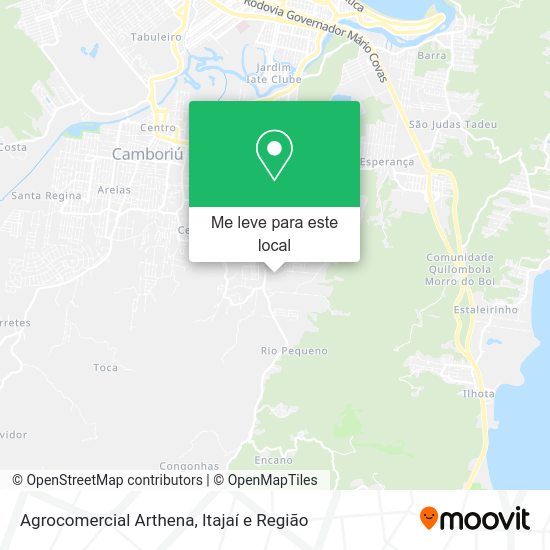 Agrocomercial Arthena mapa