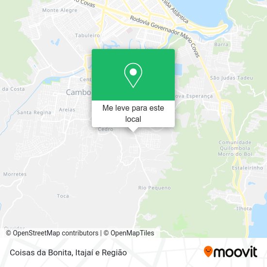 Coisas da Bonita mapa