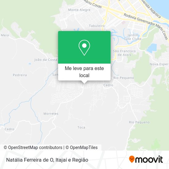 Natália Ferreira de O mapa