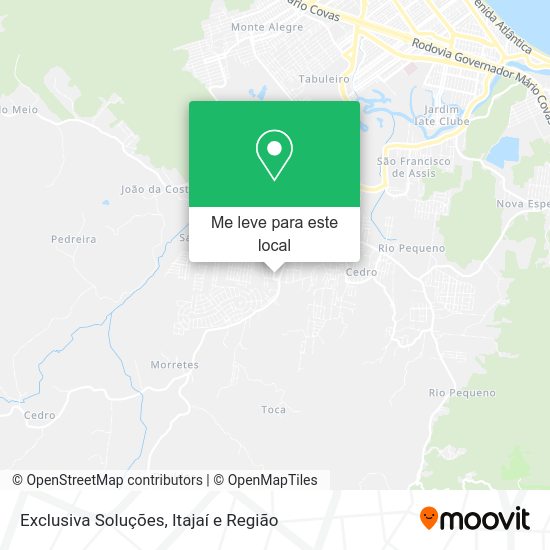 Exclusiva Soluções mapa