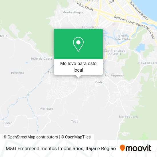 M&G Empreendimentos Imobiliários mapa