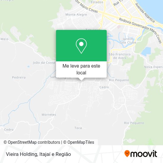 Vieira Holding mapa