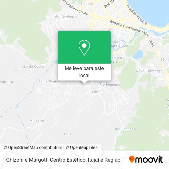 Ghizoni e Margotti Centro Estético mapa