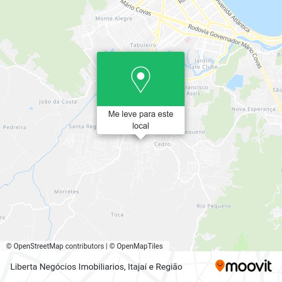 Liberta Negócios Imobiliarios mapa