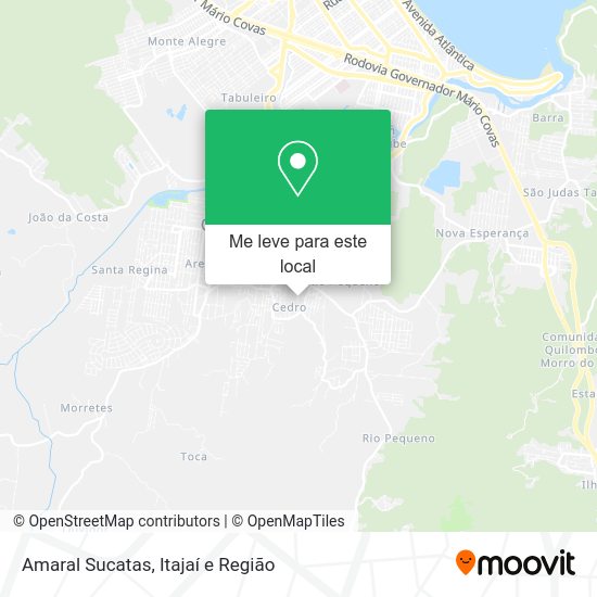 Amaral Sucatas mapa