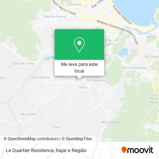 Le Quartier Residence mapa