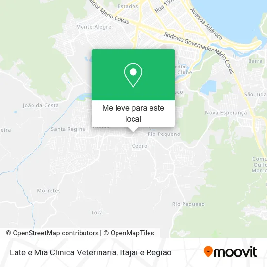 Late e Mia Clínica Veterinaria mapa