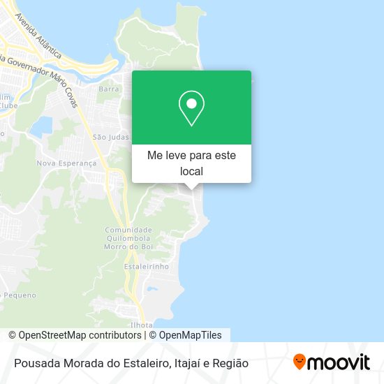 Pousada Morada do Estaleiro mapa