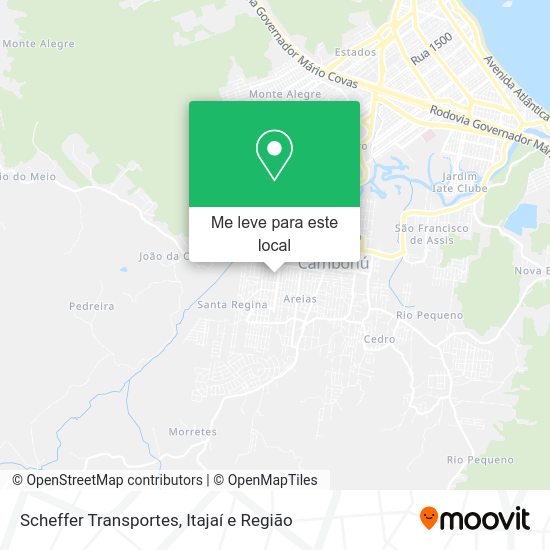 Scheffer Transportes mapa
