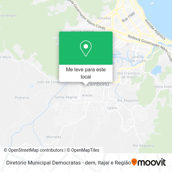 Diretório Municipal Democratas - dem mapa