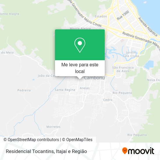 Residencial Tocantins mapa
