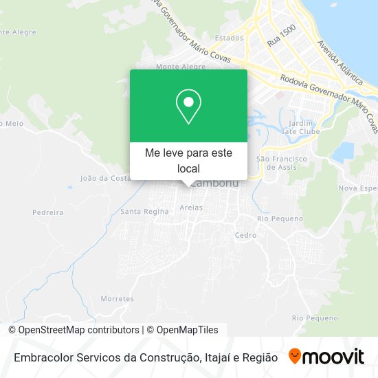 Embracolor Servicos da Construção mapa