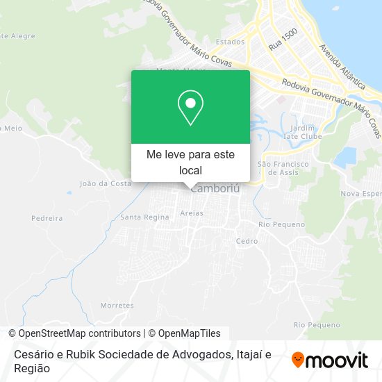 Cesário e Rubik Sociedade de Advogados mapa