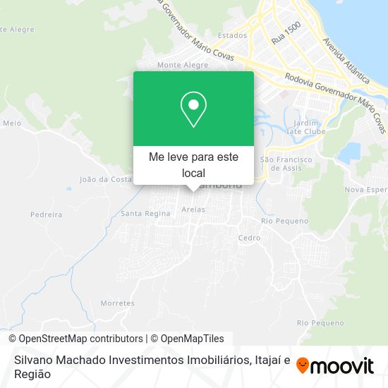 Silvano Machado Investimentos Imobiliários mapa