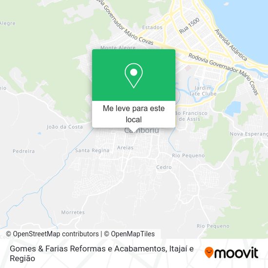 Gomes & Farias Reformas e Acabamentos mapa